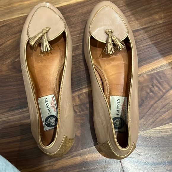 Lanvin flats tassels nude 37 - Picture 1 of 4